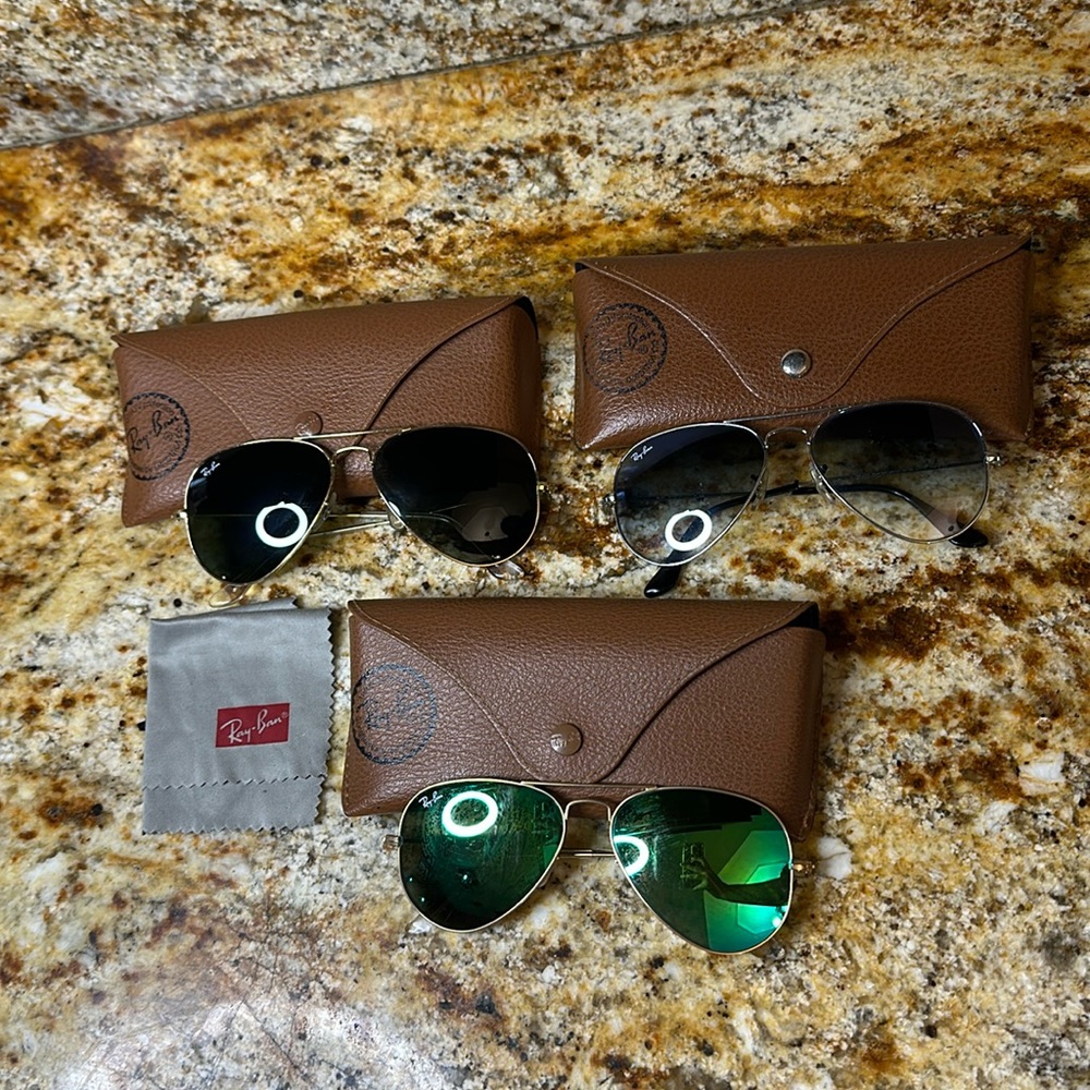 BUNDLE Ray- Ban Sunglasses unisex